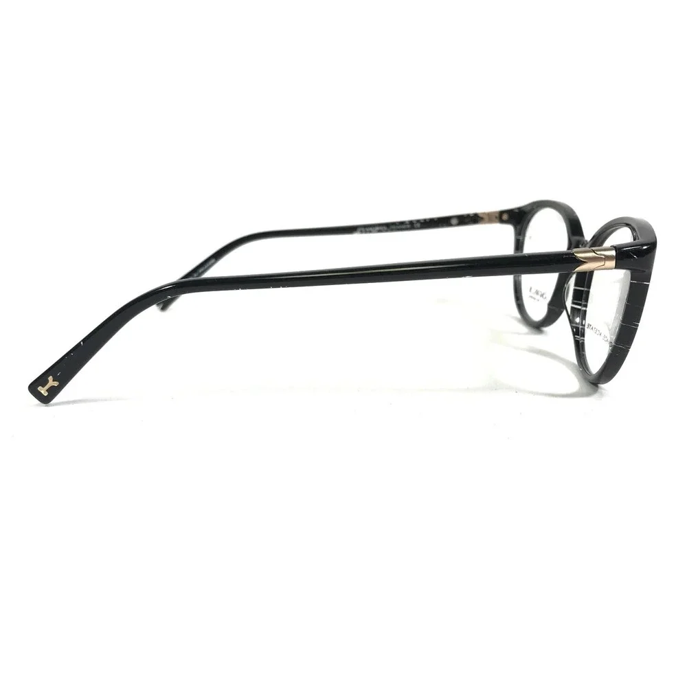 Morel Eyeglasses Frames KOALI 8304K ND030 Black Clear Cat Eye Full Rim 52-19-140